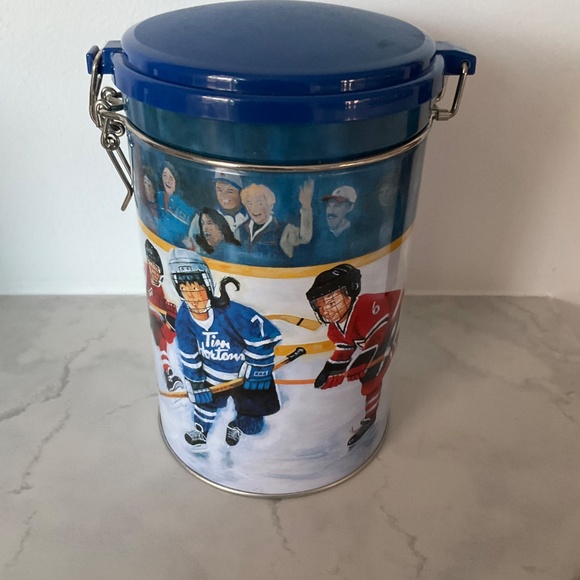 2 Vintage Tim Horton’s Coffee Canisters, Collectible Series #001 & #002 - Picture 2 of 7